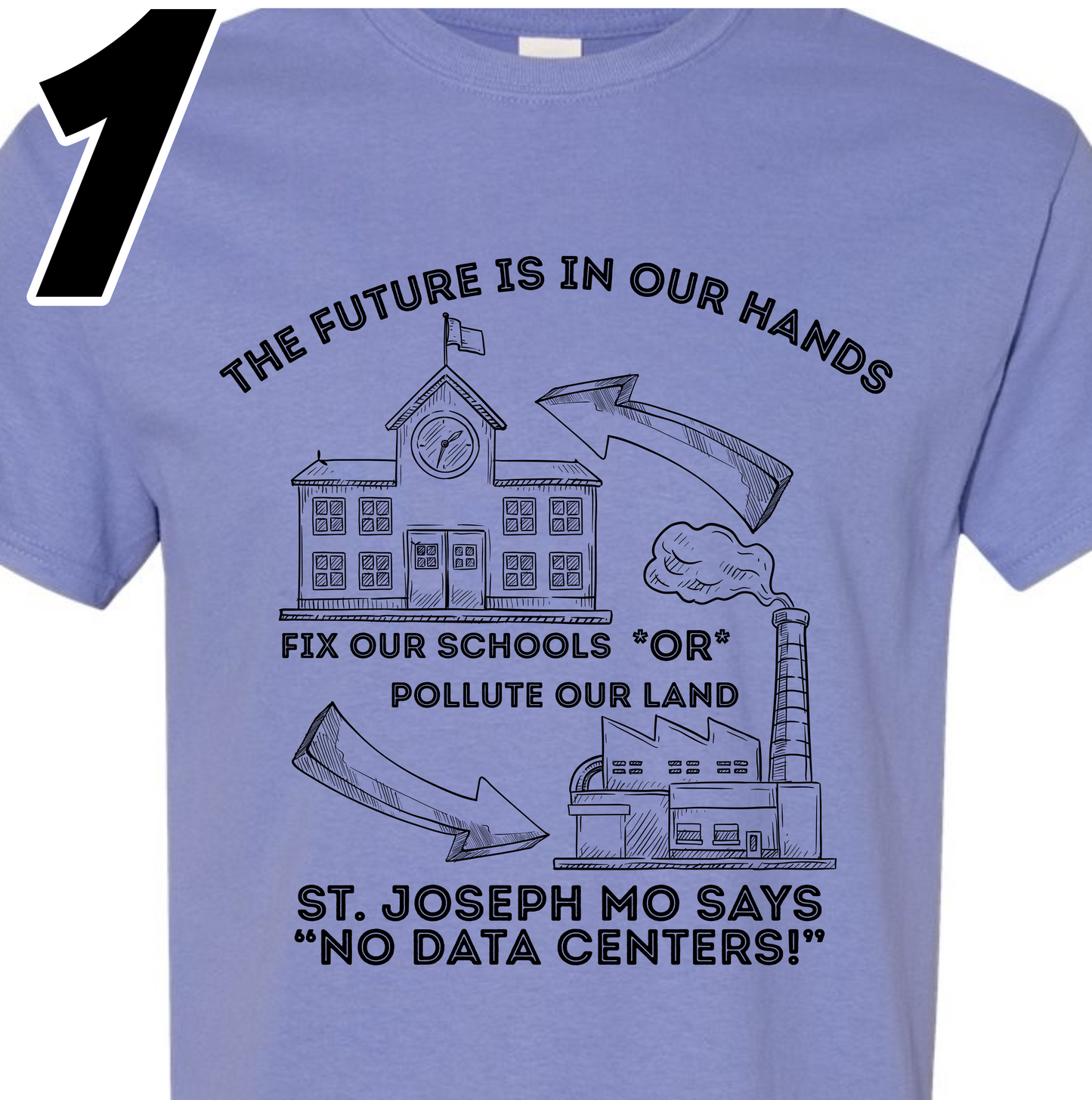 *PRE-ORDER* "St. Joe Says No" School vs Data Center
