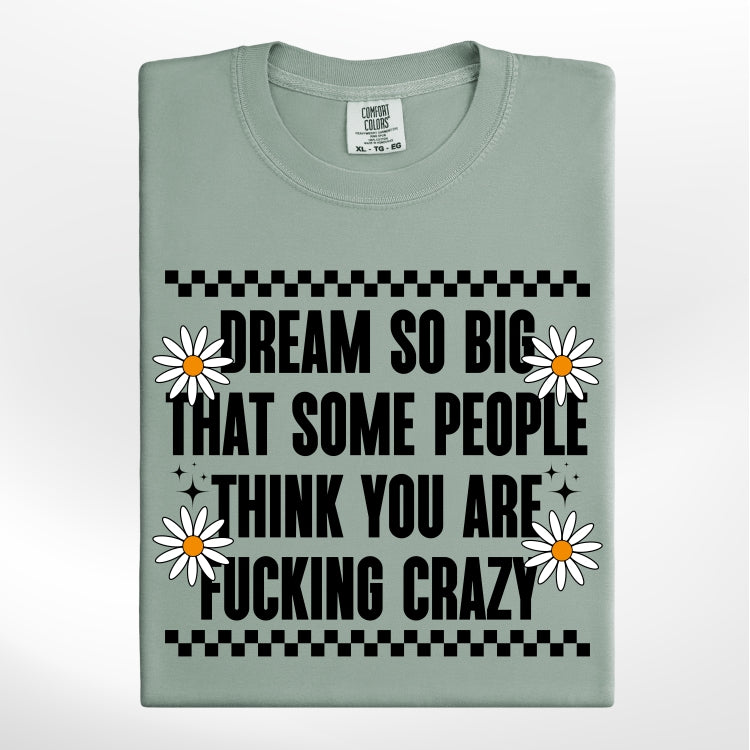 Dream so Big That Some People Think You Are F*cking Crazy Tee
