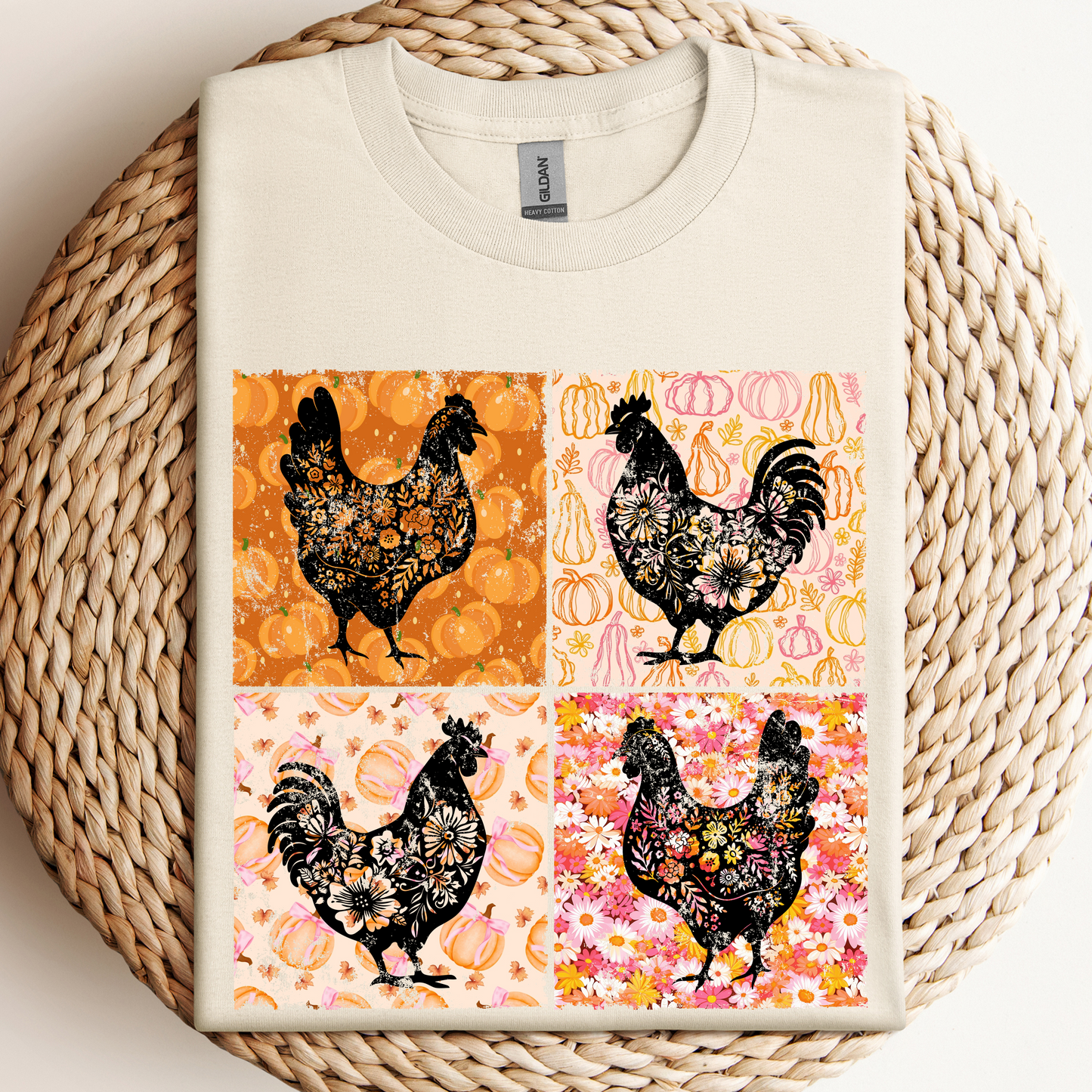 Fall Chickens *distressed* Tee