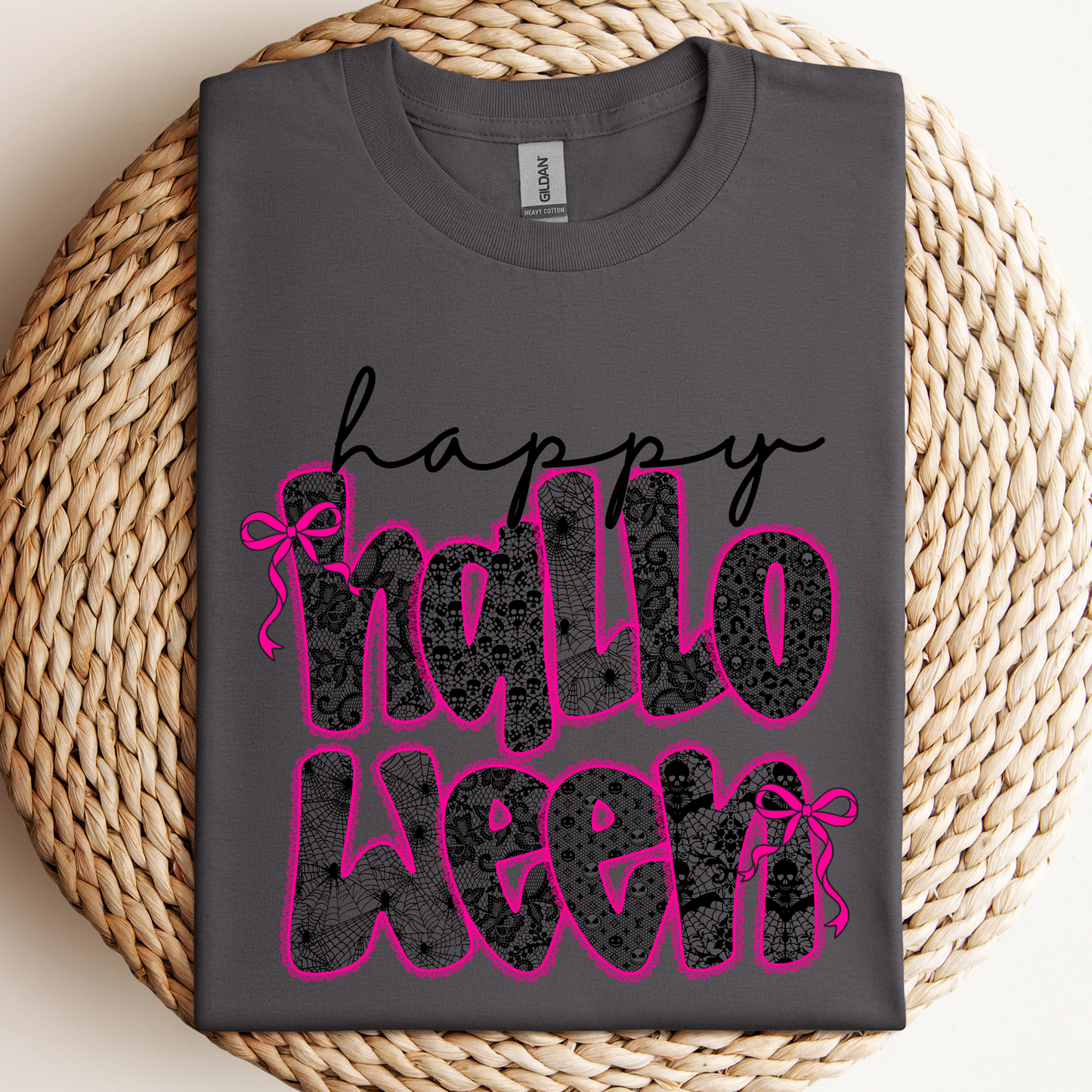 Happy Halloween lace design Tee