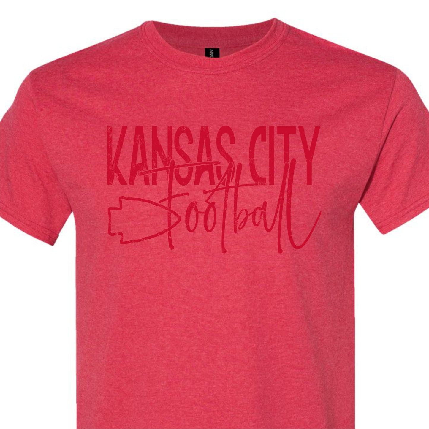 Monochrome Kansas City Football Tees