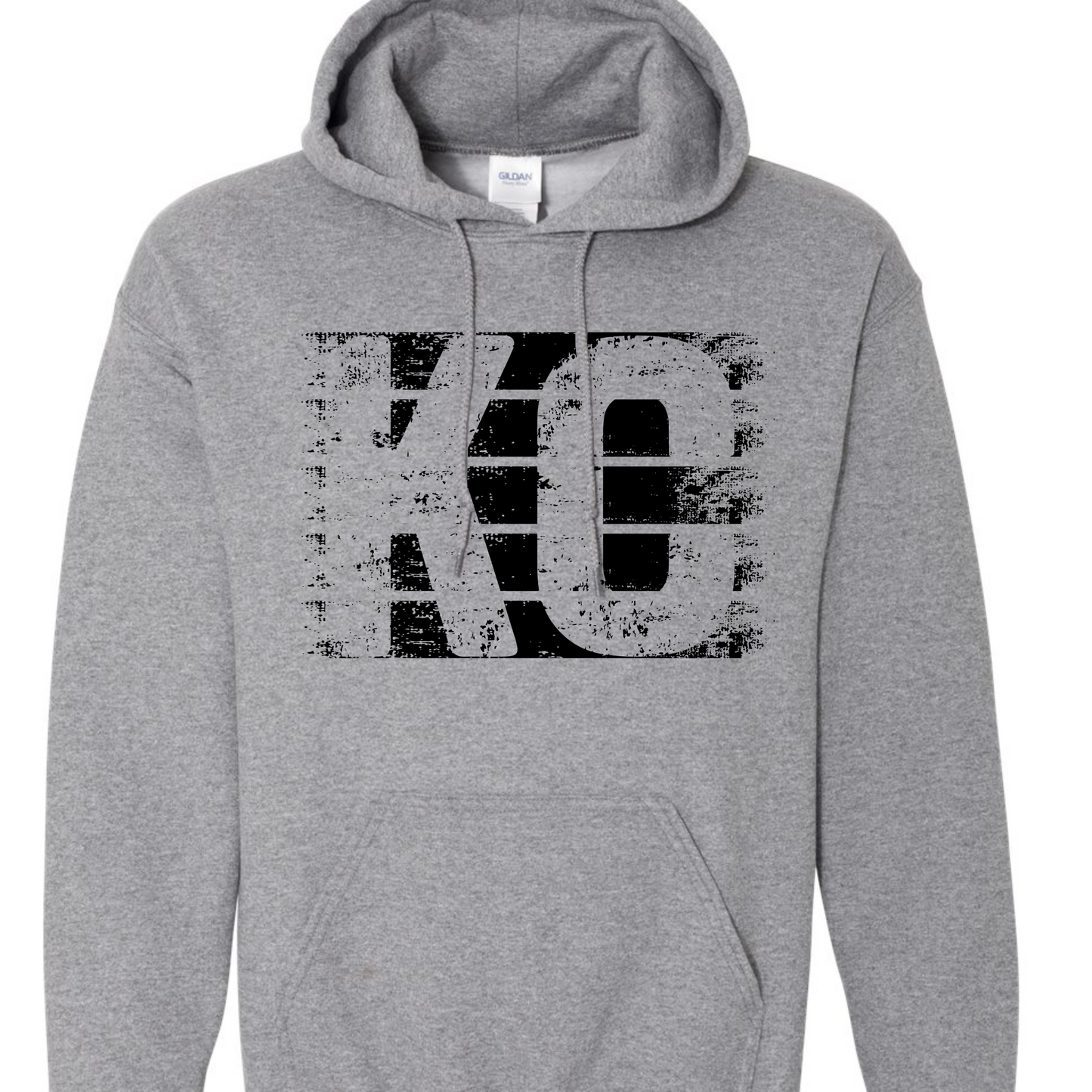 KC Distressed Blocks Tee/Hoodie