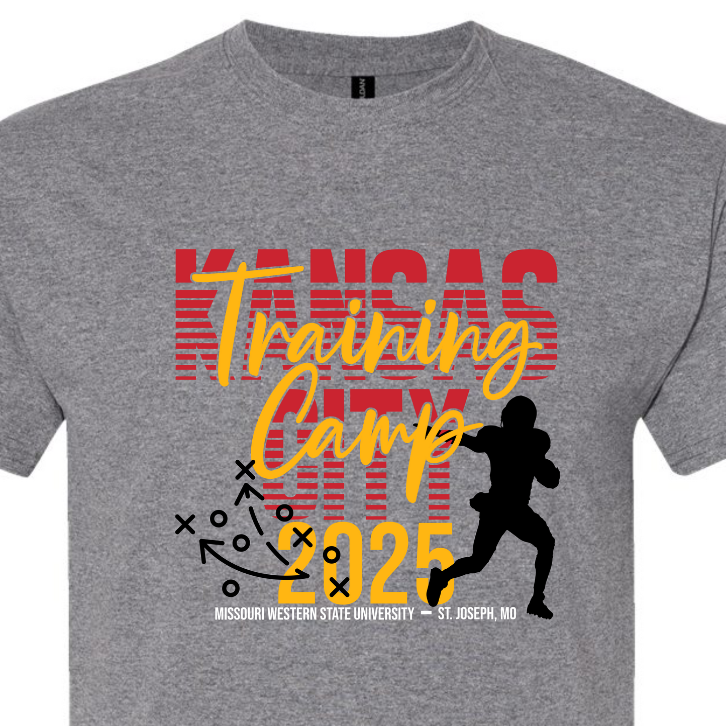 KC Training Camp MOWO St. Joe Grey Tee