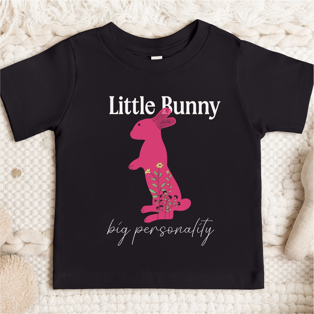 Little Bunny - Big Personality *Youth Sizes* Tee HarlieJane’s Graphic Habit ✦ JZBL Exclusive
