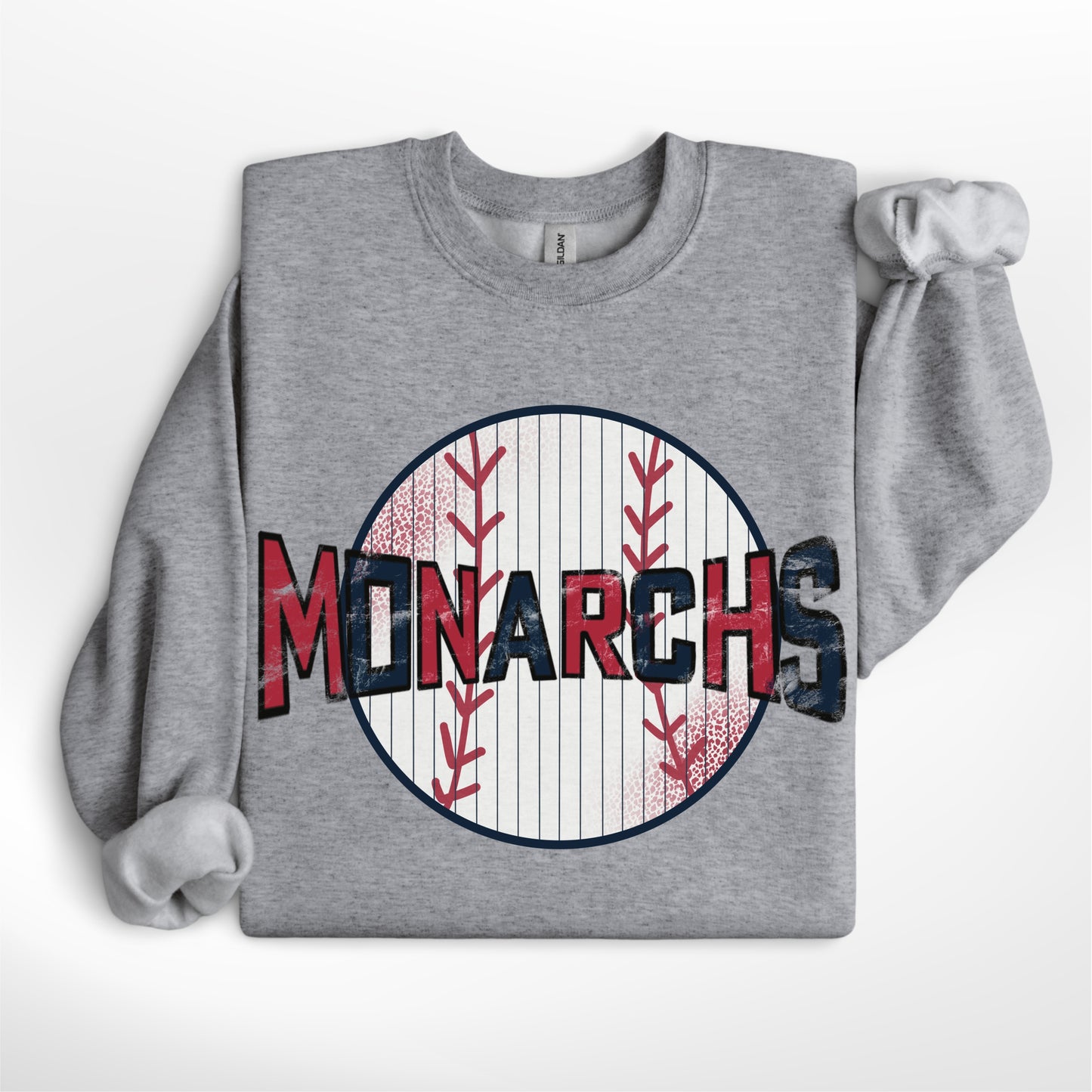 Monarchs Baseball Pinstripe (With Animal Print) Tee&Crew | HarlieJane’s Graphic Habit ✦ JZBL Exclusive