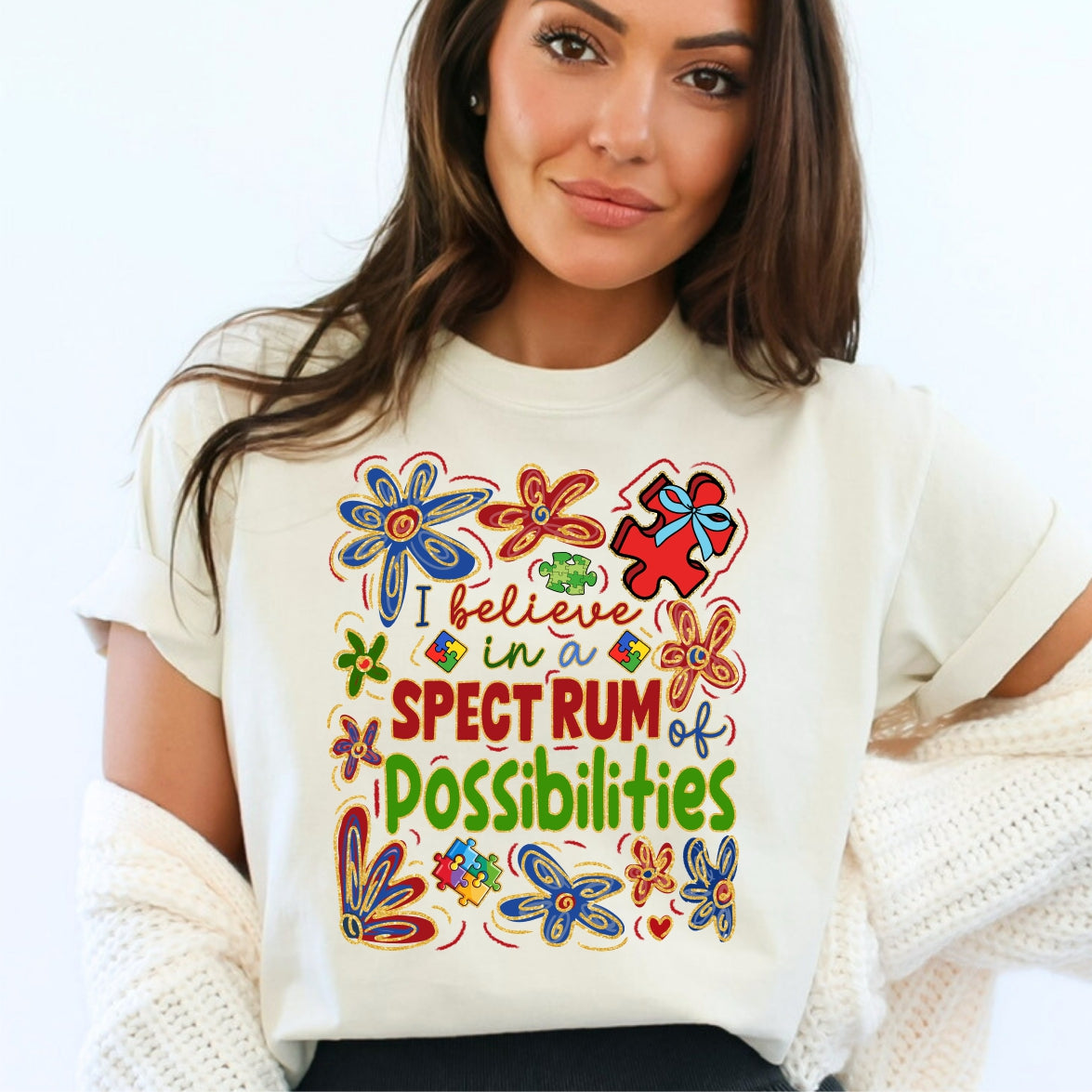 I believe in a Spectrum of Possibilities Tee