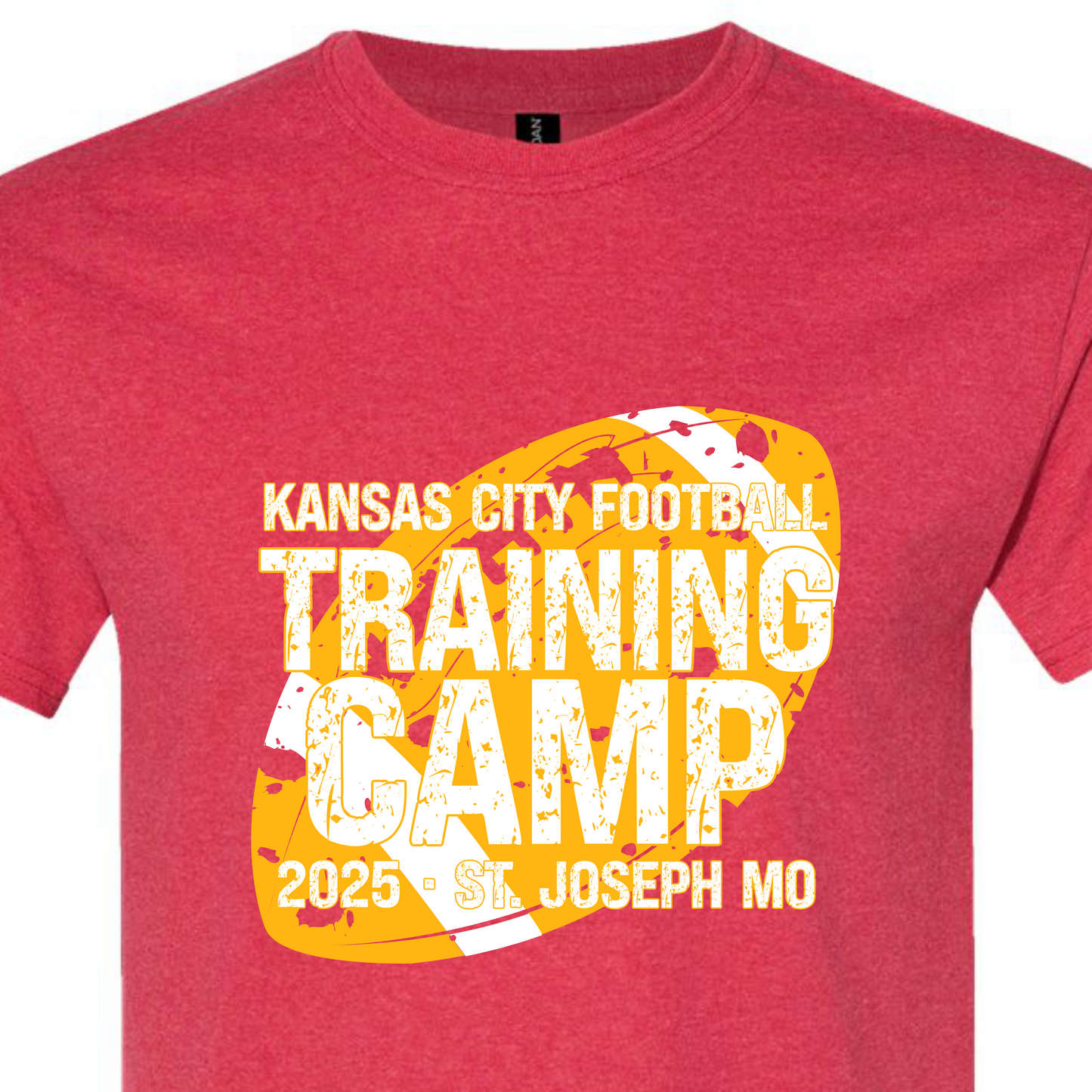 KC Training Camp St. Joseph MO Red Tee