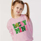 "Lucky Mini" Faux Embroidered St. Patrick's Day Shirt