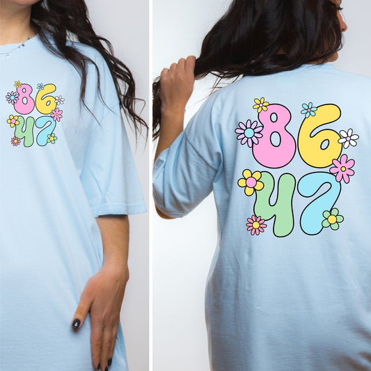 8647 bubble pastels - Colorful *Comfort Colors* Tee | LibBelles-Powered by JZBL