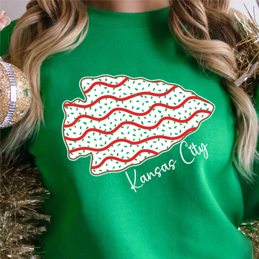 Kansas City Christmas Tree Cake Hoodie/Crew/Tee