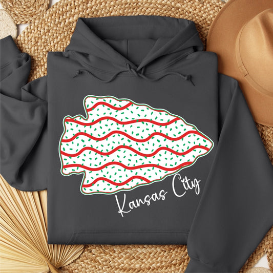Kansas City Christmas Tree Cake Hoodie/Crew/Tee