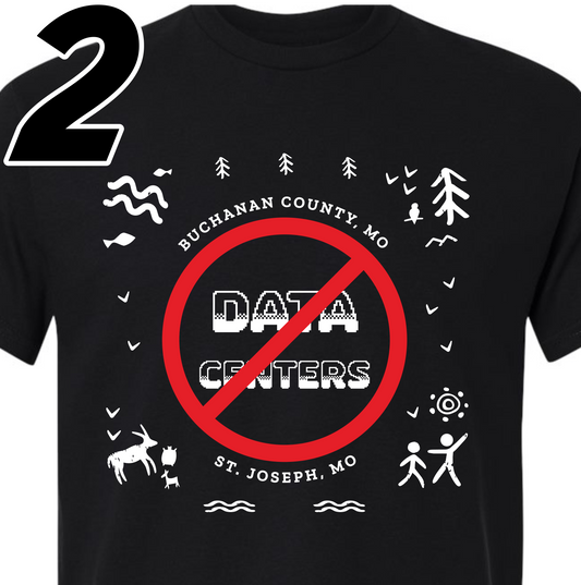 *PRE-ORDER* "St. Joe Says No" NO DATA CENTER/BLACK