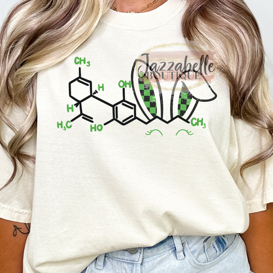 That Stoner Bunny Catenation Easter 420 Vibes *Comfort Colors* Tee HarlieJane’s Graphic Habit ✦ JZBL Exclusive