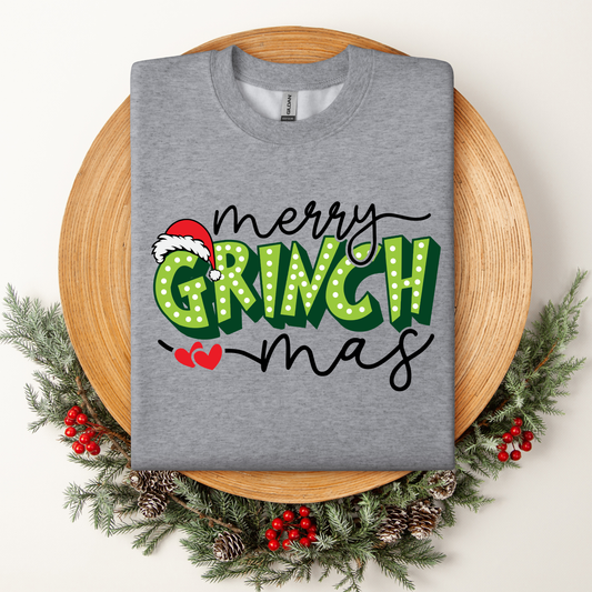 Merry "Grinch"Mas Tee/Crew/Hoodie