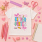 Kids' Back to School Tees - Pink/White