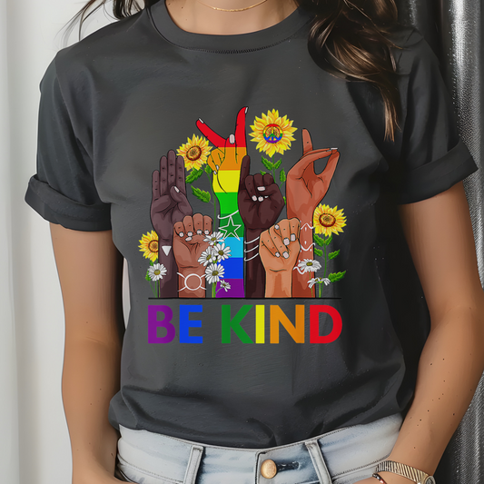 Be Kind ASL Tee 🌈