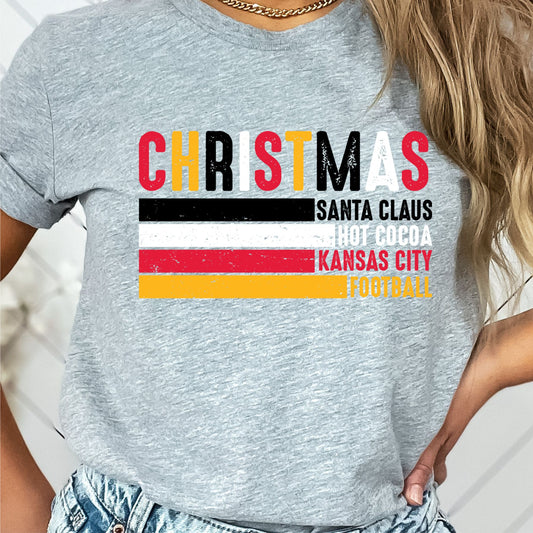 Chiefs Christmas Hoodie/Crew/Tee