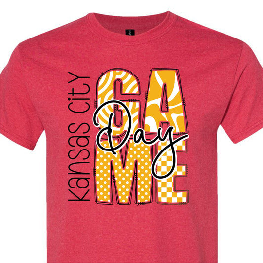 Kansas City Game Day Red Tee