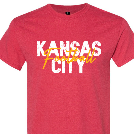 Kansas City Football Tee Chiefs Inspired KC3