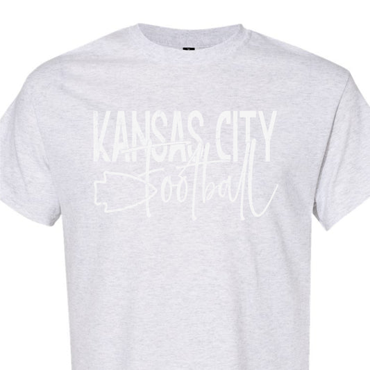 Monochrome Kansas City Football Tees