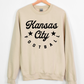 Kansas City Football Basic Black Tee/Crew