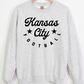 Kansas City Football Basic Black Tee/Crew
