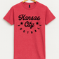 Kansas City Football Basic Black Tee/Crew