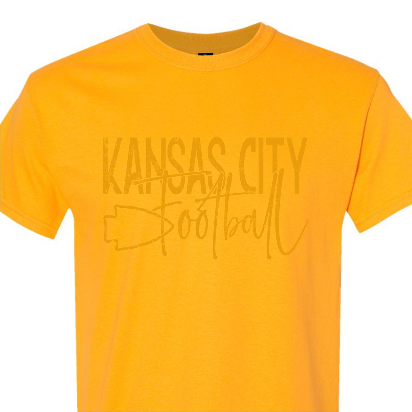 Monochrome Kansas City Football Tees