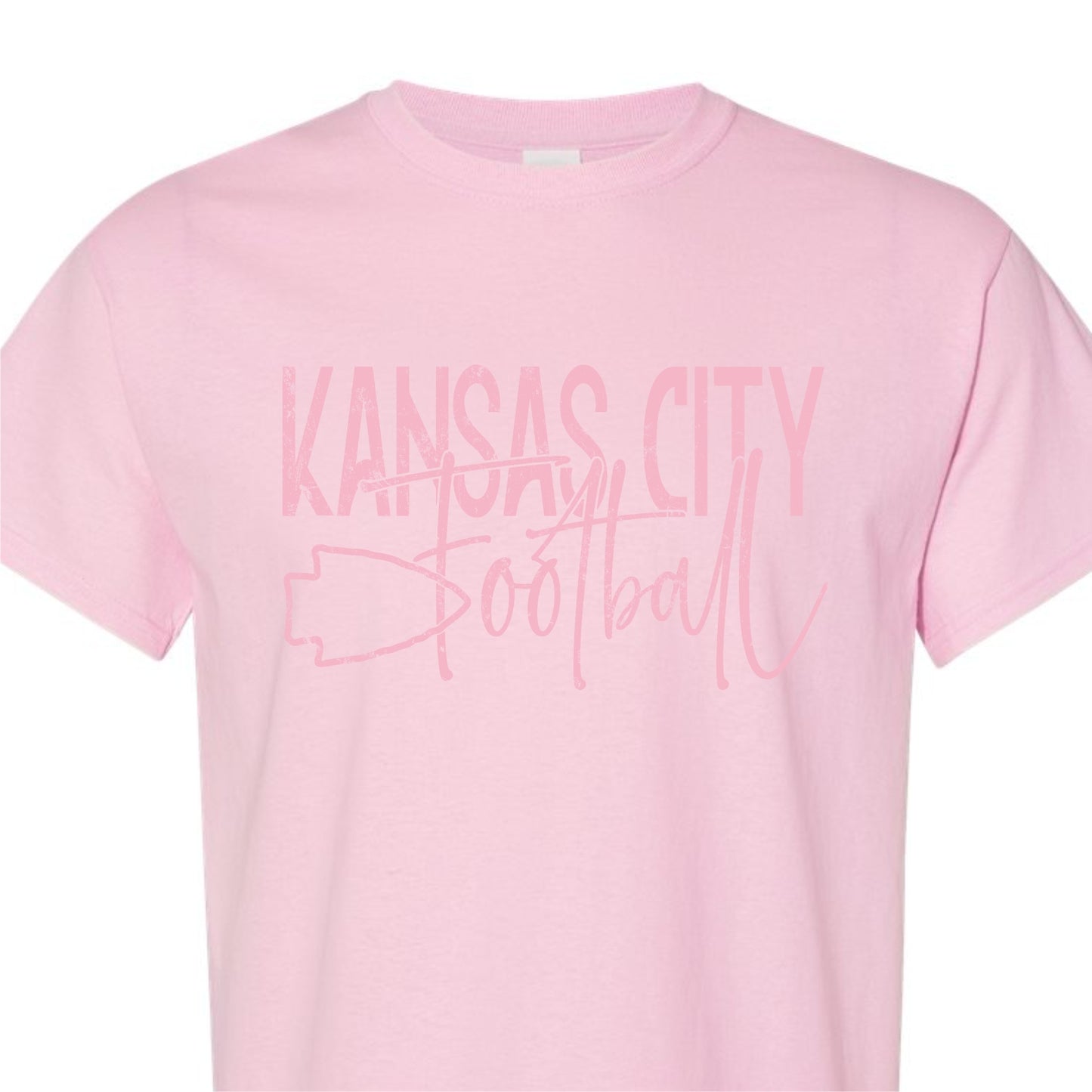 Monochrome Kansas City Football Tees