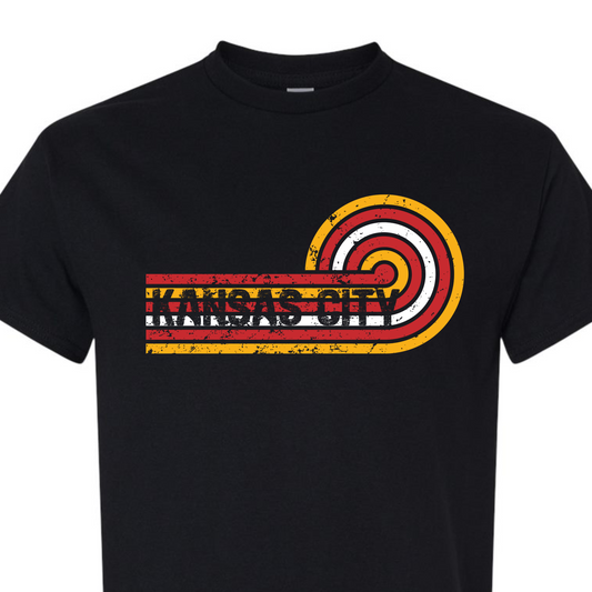 Kansas City Vintage Swirl Tee/Crew/Hoodie