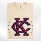 Retro KC Monarchs Checkered Tee&Crew | HarlieJane’s Graphic Habit ✦ JZBL Exclusive