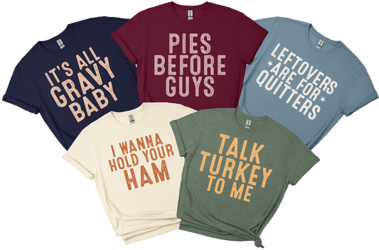 Thanksgiving Funny Group Tees