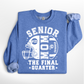Senior Mom Football Personalized Crewneck Sweatshirt