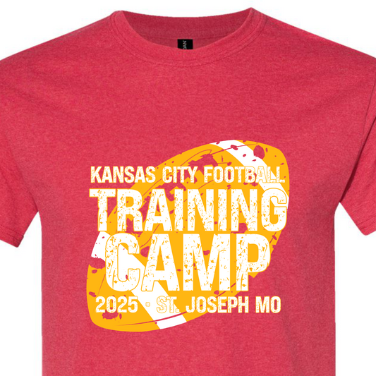 KC Training Camp St. Joseph MO Red Tee
