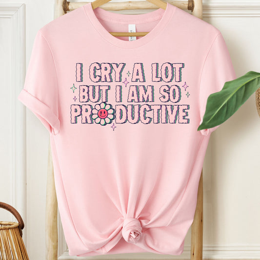 I Cry A Lot But I Am So Productive Taylor Swift TTPD Tee