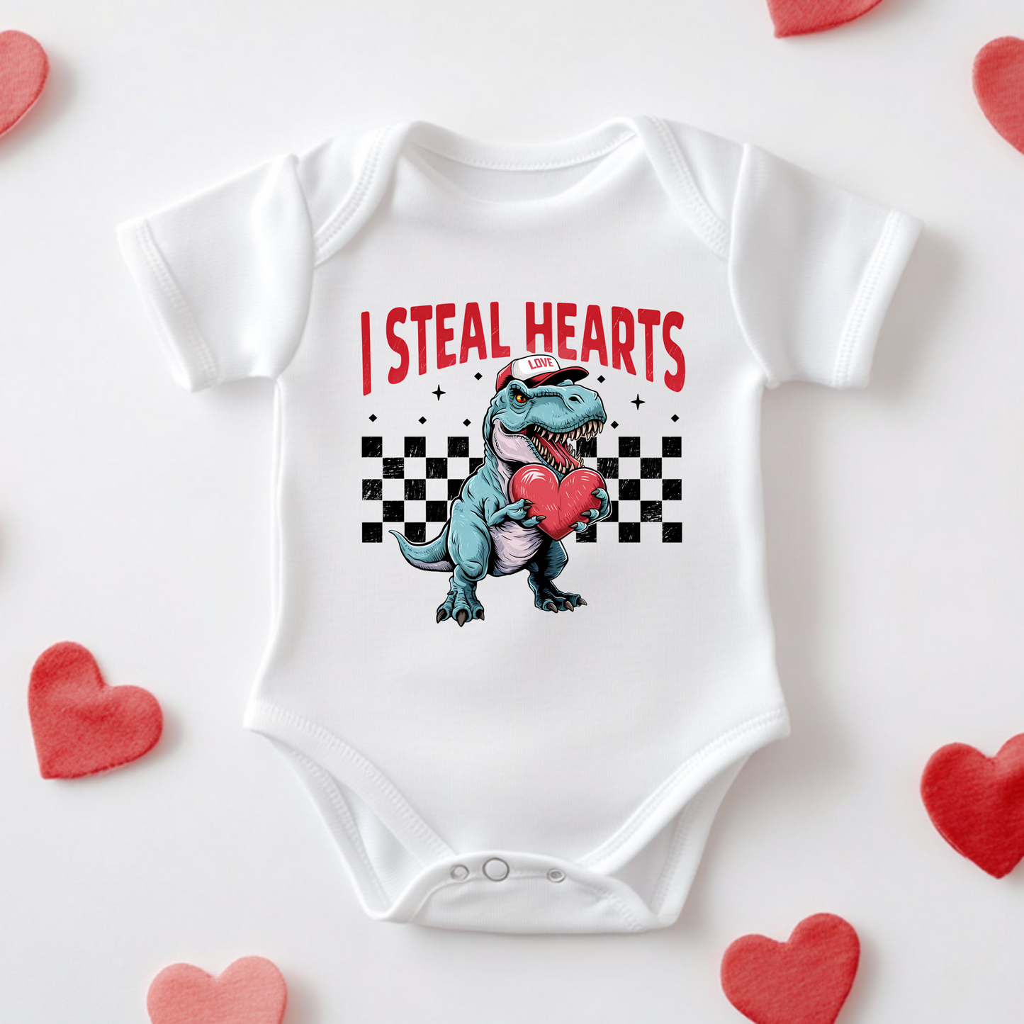 I Steal Hearts Valentine's Day Youth Onesie/Tee/Crew